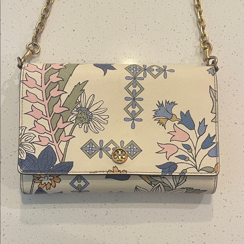 Tory Burch Multicolor Floral Crossbody Bag